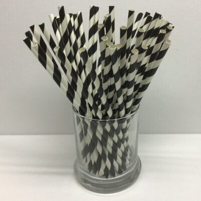 Black and White Straws